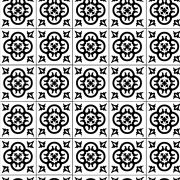 Dollhouse_White Moroccan tiles background
