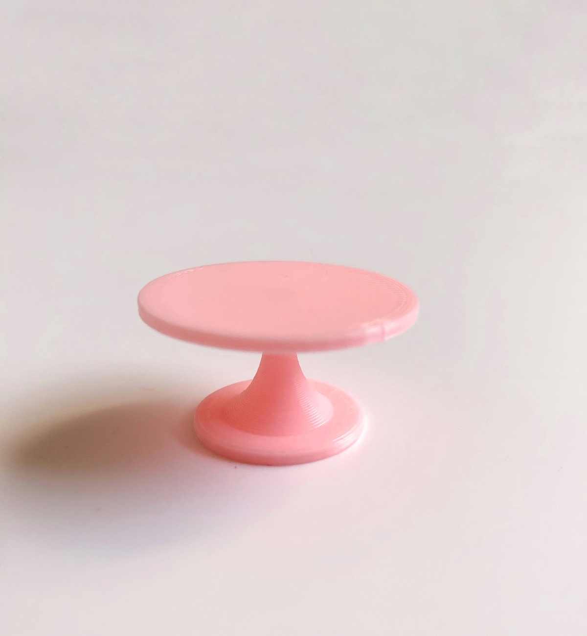 Dollhouse 3D print Pink Cake Stand