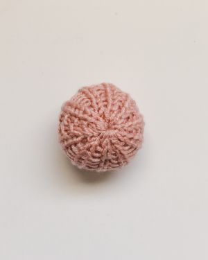 Miniature Dollhouse crochet pouffe
