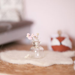 25mm Dollhouse miniature flower pot