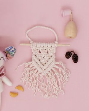 Miniature timeless macrame wall hanging (Large)