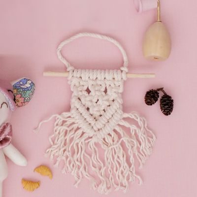 Miniature timeless macrame wall hanging (Large)