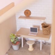 Home office kit for modern Dollhouse