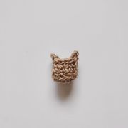 The Tiny Dollhouse SA Miniature crochet basket