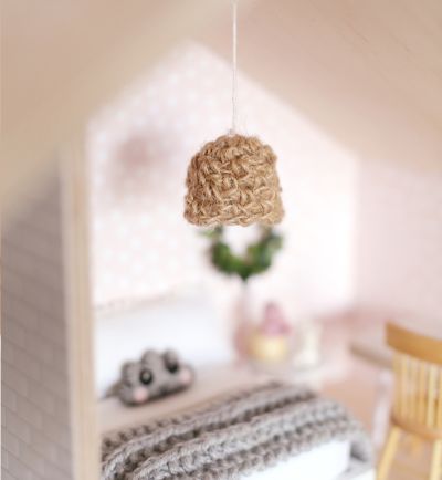 The Tiny Dollhouse SA miniaturebasket pendant light