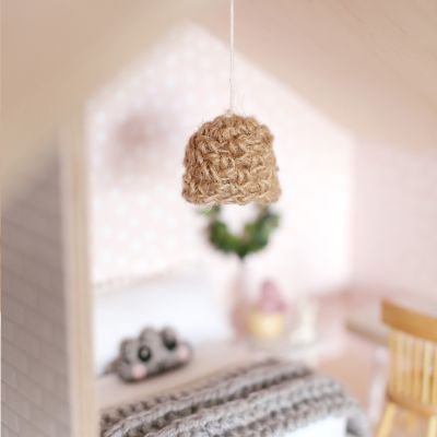 The Tiny Dollhouse SA miniaturebasket pendant light