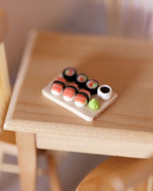 Limited Edition Scale 1:12 sushi platter
