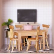 Limited Edition Import Dollhouse Dining room table and chairs