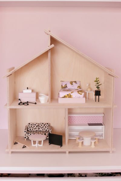 The Starter Wooden flat-pack Dollhouse