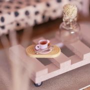 Modern Dollhouse miniature platter by The Tiny Dollhouse SA