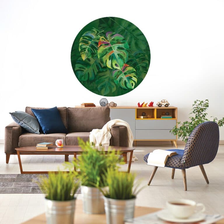 Florals and More Dollhouse Wall Art Circles