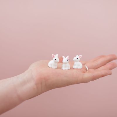 Miniature Easter Bunnies available from The Tiny Dollhouse South Africa