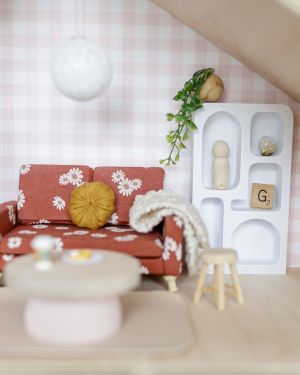 Limited Edition Daisy dollhouse sofa