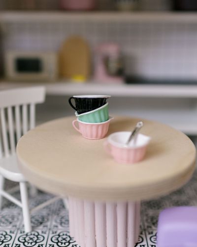 Miniature Vintage Retro look mixing bowls