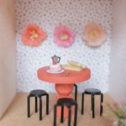 The Tiny Dollhouse dining room table