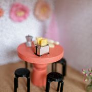 Miniature dollhouse toaster