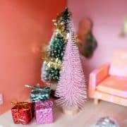 The Tiny Dollhouse South Africa miniature pink Christmas Tree 2