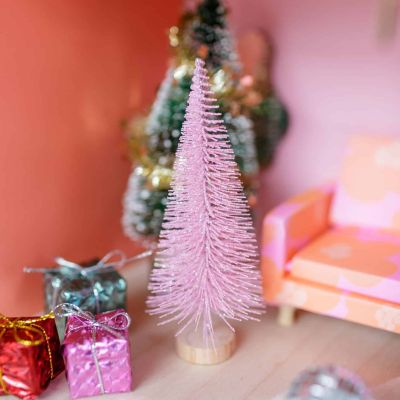 The Tiny Dollhouse South Africa miniature pink Christmas Tree 2